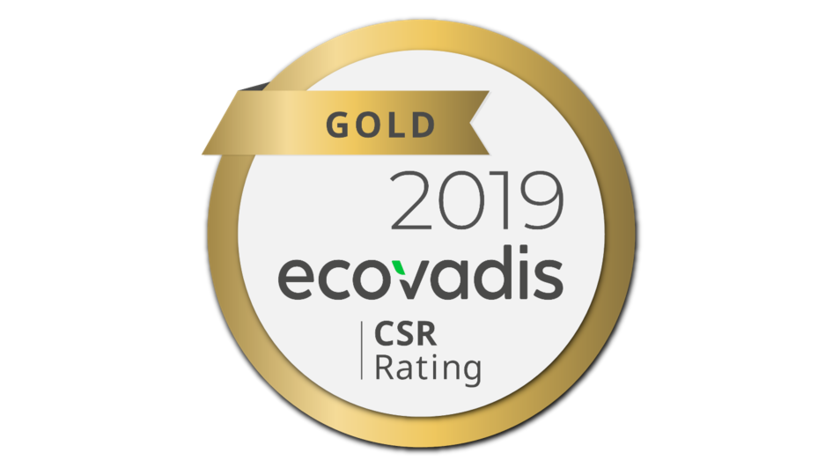 Elis gets Gold 2019 ecovadis CSR rating